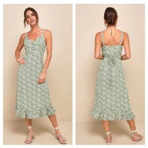 Lulu's Floral Printed Dress NWT